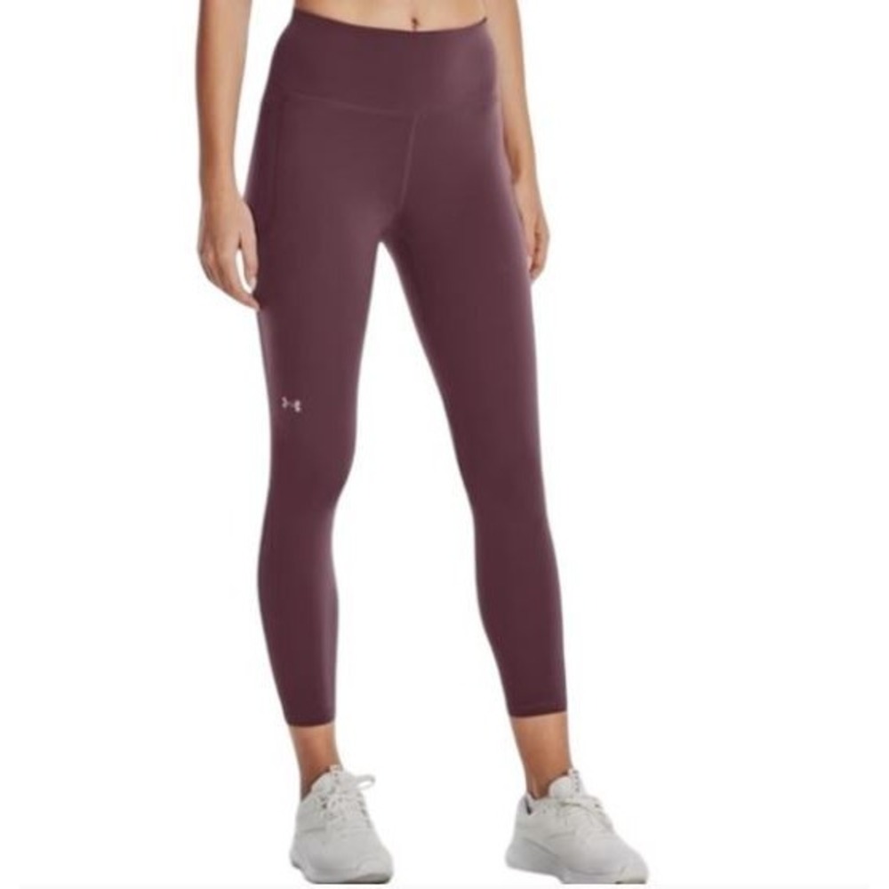 Under Armour Burgundy Leggings Womens MD M‎ Athletic Workout Fitness Pants